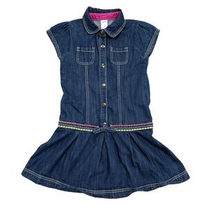 Gymboree Denim Girls Dress size 9 EUC